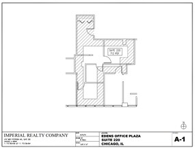 4801 W Peterson Ave, Chicago, IL à louer Plan d’étage– Image 1 sur 5