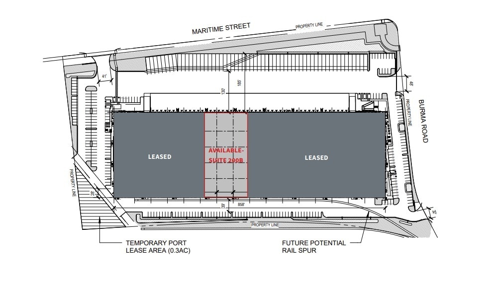 2000 Maritime St, Oakland, CA à louer Plan d’étage– Image 1 sur 1