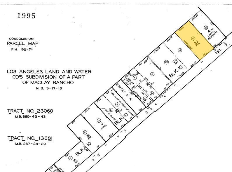 11619-11623 Sheldon St, Sun Valley, CA à louer - Plan cadastral – Image 2 sur 2