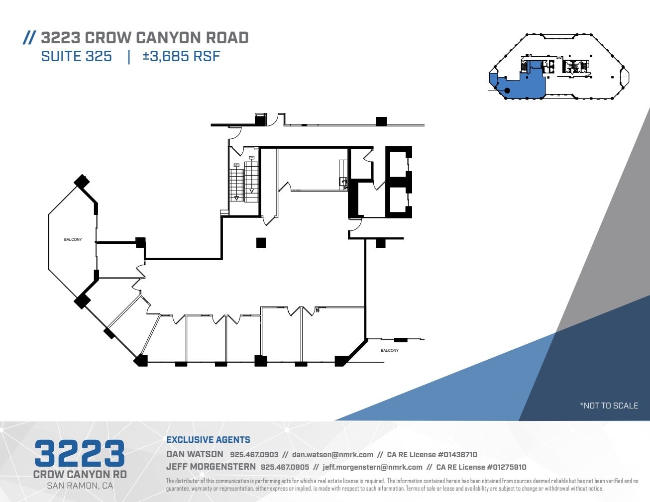 3223 Crow Canyon Rd, San Ramon, CA à louer Plan d’étage– Image 1 sur 1