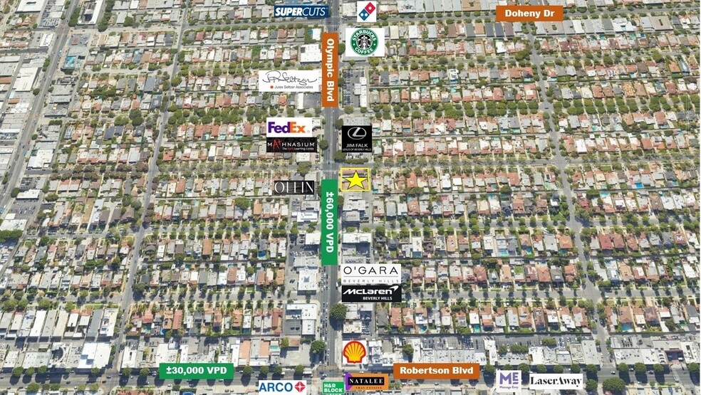 8925 W Olympic Blvd, Beverly Hills, CA à vendre - Photo de l’immeuble – Image 2 sur 6