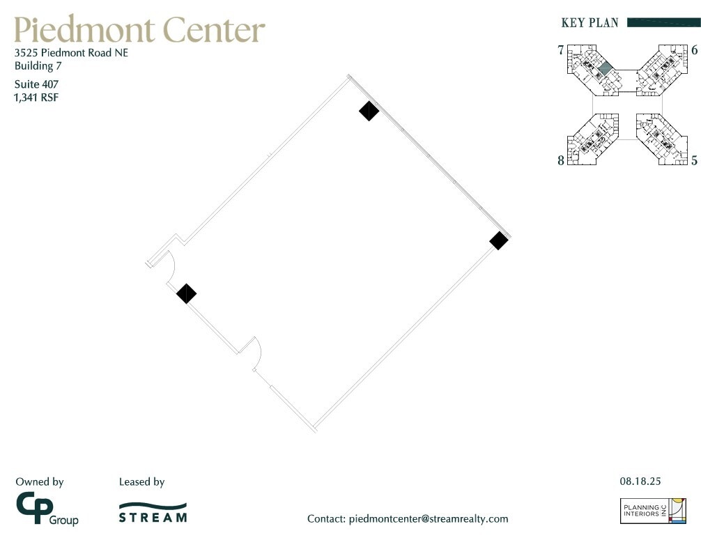3495 Piedmont Rd NE, Atlanta, GA à louer Plan d’étage– Image 1 sur 1