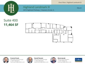 3010 Highland Pky, Downers Grove, IL à louer Plan d’étage– Image 1 sur 1