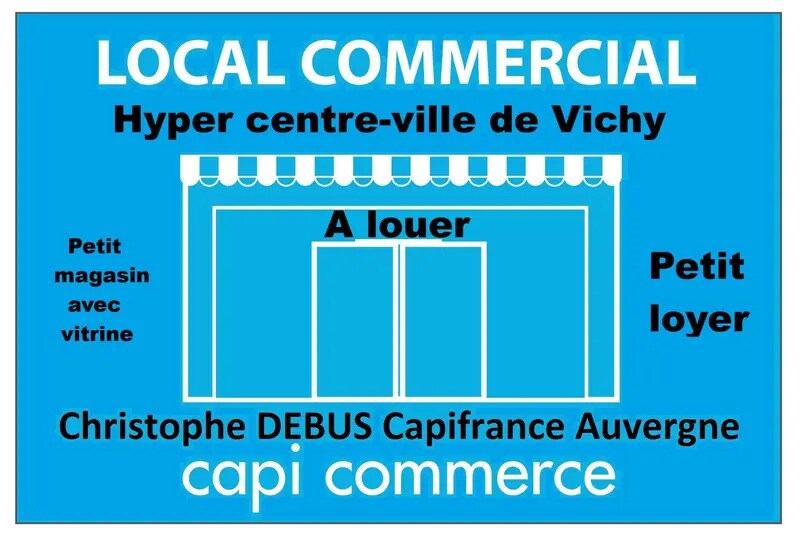 Local commercial dans Vichy à louer Photo de l’immeuble– Image 1 sur 2