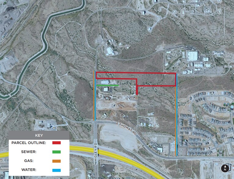 N/NEC Higley & Thomas, Mesa, AZ à vendre - Aérien – Image 2 sur 3