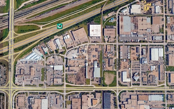 12100-12122 163 St NW, Edmonton, AB à louer - Aérien – Image 2 sur 12