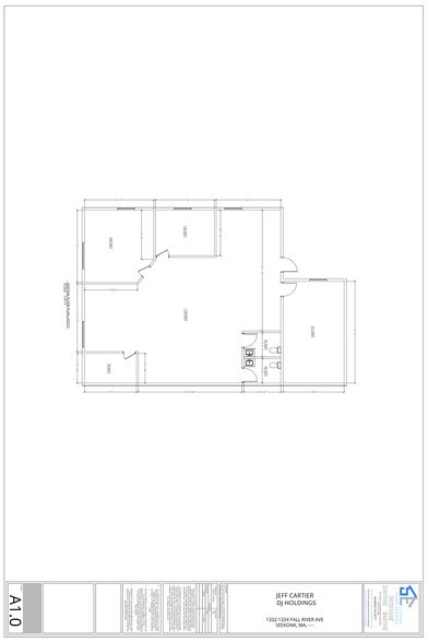 1334 Fall River Ave, Seekonk, MA à louer - Plan d’étage – Image 2 sur 21