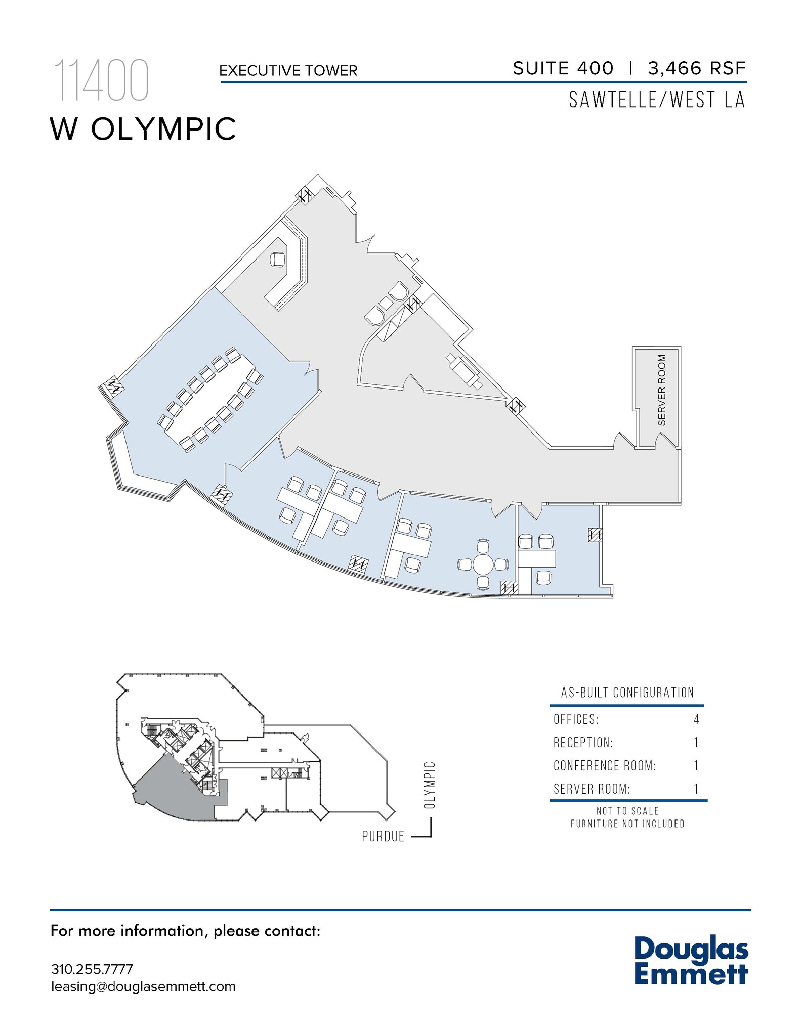 11400 W Olympic Blvd, Los Angeles, CA à louer Plan d’étage– Image 1 sur 1