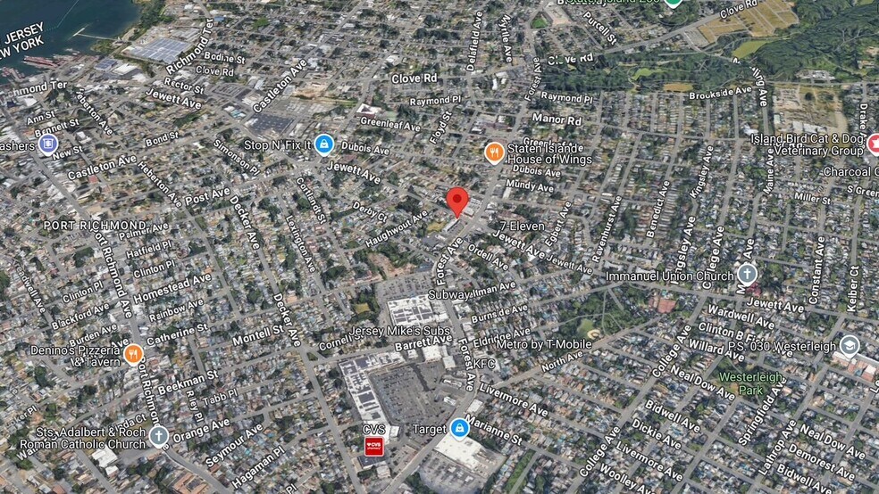 1267 Forest Ave, Staten Island, NY à vendre - Aérien – Image 3 sur 9