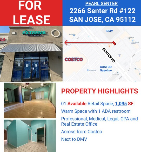 2266-2268 Senter Rd, San Jose, CA à louer - Photo de l’immeuble – Image 2 sur 8