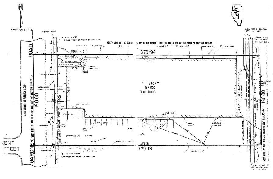 2657-2659 Gardner Rd, Broadview, IL à louer - Plan cadastral – Image 2 sur 5