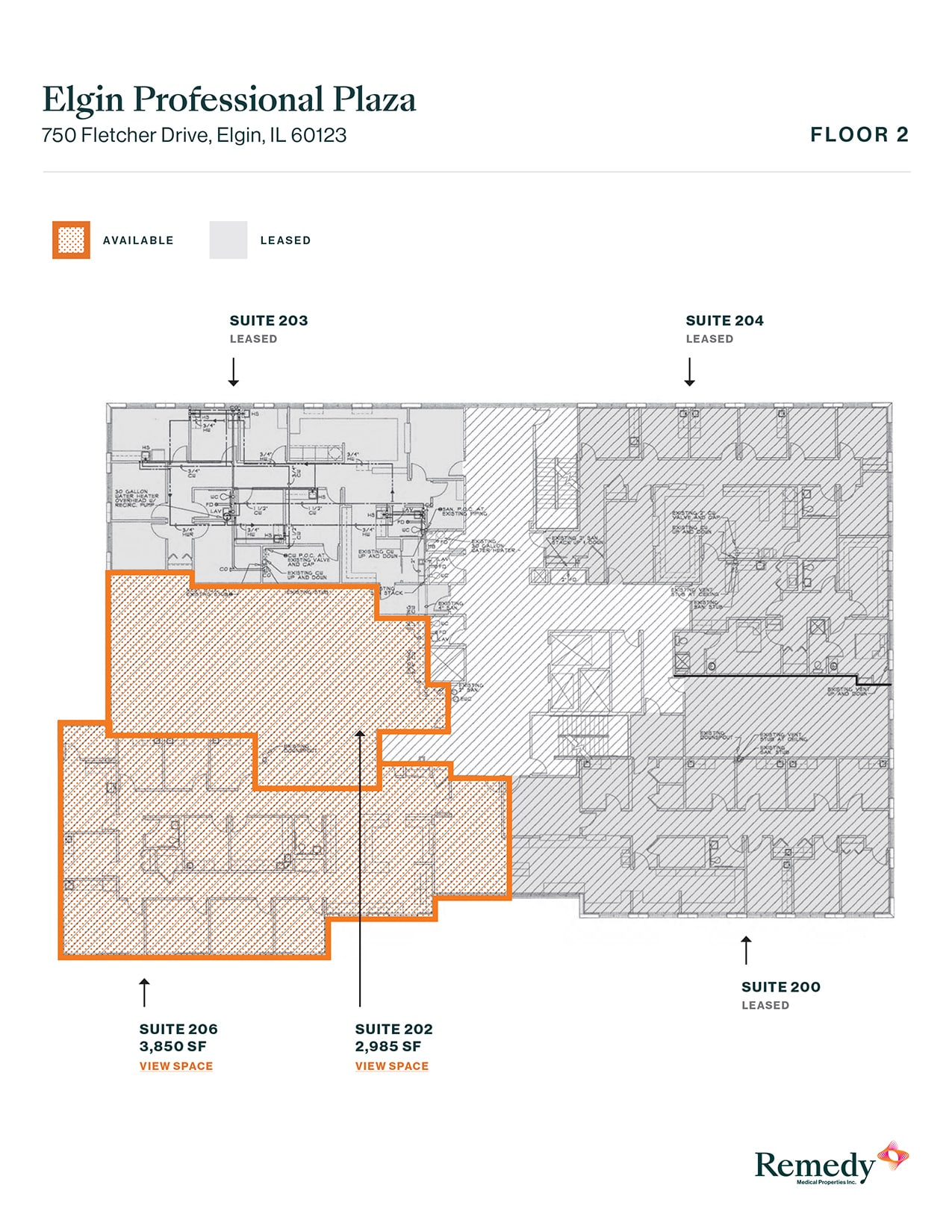 750 Fletcher Dr, Elgin, IL à louer Plan d’étage– Image 1 sur 1
