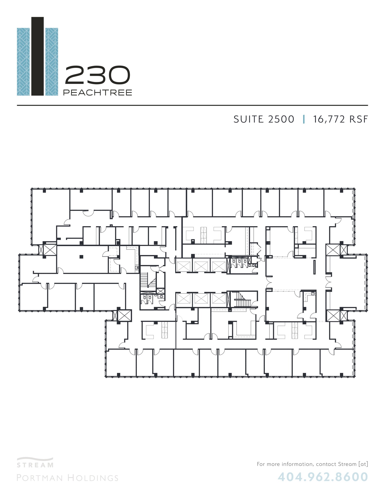 230 Peachtree St NW, Atlanta, GA à louer Plan de site– Image 1 sur 1