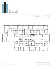 230 Peachtree St NW, Atlanta, GA à louer Plan de site– Image 1 sur 1