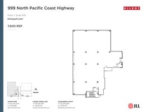 999 N Pacific Coast Hwy, El Segundo, CA à louer Plan de site– Image 1 sur 1