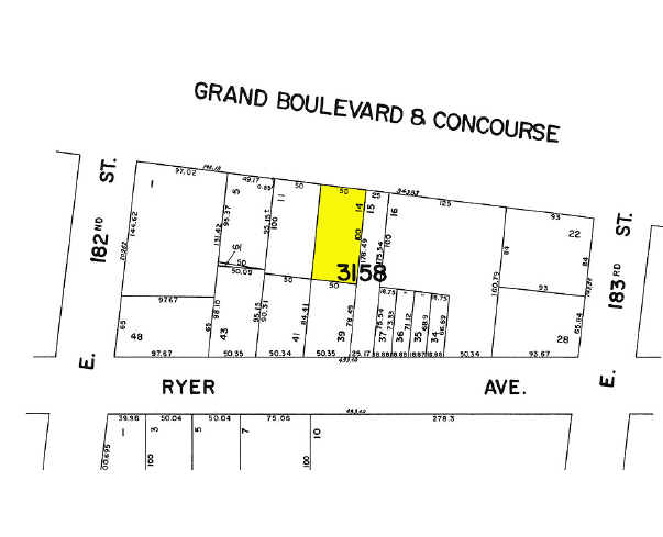 2250 Grand Concourse, Bronx, NY à louer - Plan cadastral – Image 3 sur 3