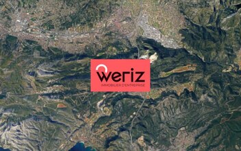 Aubagne - VUE AÉRIENNE  vue de carte