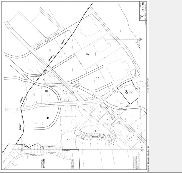 4301 Pleasantdale Rd, Doraville, GA à louer - Plan cadastral – Image 2 sur 3