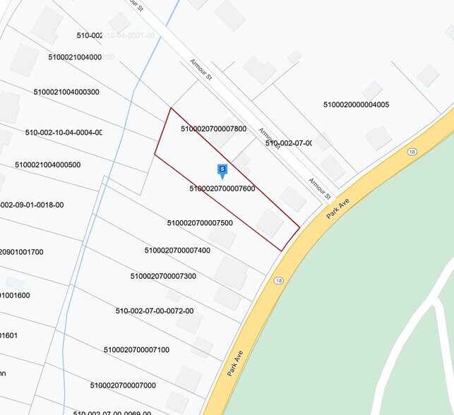 861 Park Ave, Washington, PA à vendre - Plan cadastral – Image 2 sur 2