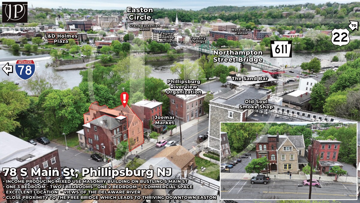 78 S Main St, Phillipsburg, NJ à vendre Photo de l’immeuble– Image 1 sur 35