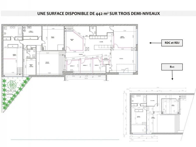 Local d’activités dans Courbevoie à louer - Plan d’étage – Image 3 sur 4