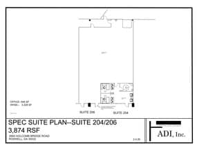 2660 Holcomb Bridge Rd, Roswell, GA à louer Plan de site– Image 2 sur 7