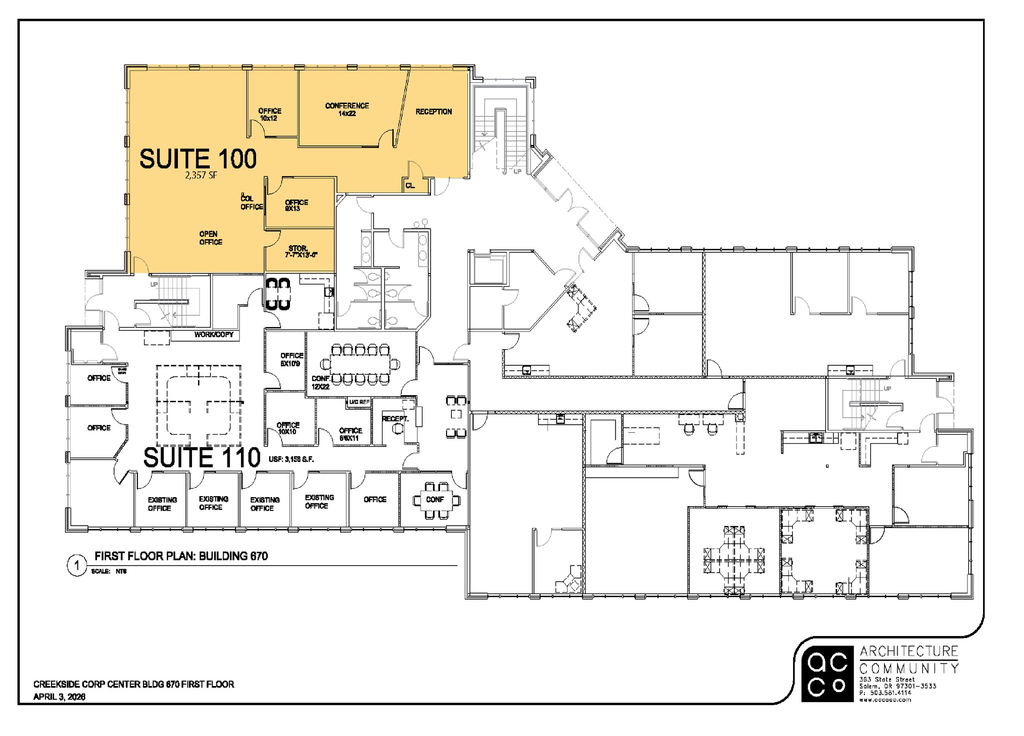 650-680 Hawthorne Ave SE, Salem, OR à louer Plan d’étage– Image 1 sur 1