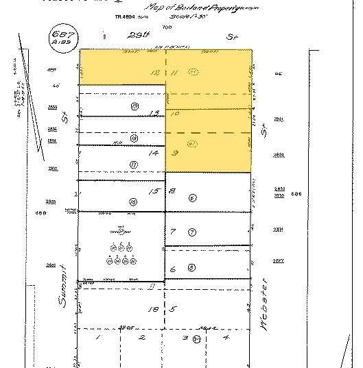 2844 Summit St, Oakland, CA à louer - Plan cadastral – Image 3 sur 5