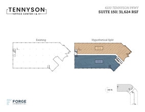 6100 Tennyson Pky, Plano, TX à louer Plan d’étage– Image 2 sur 15
