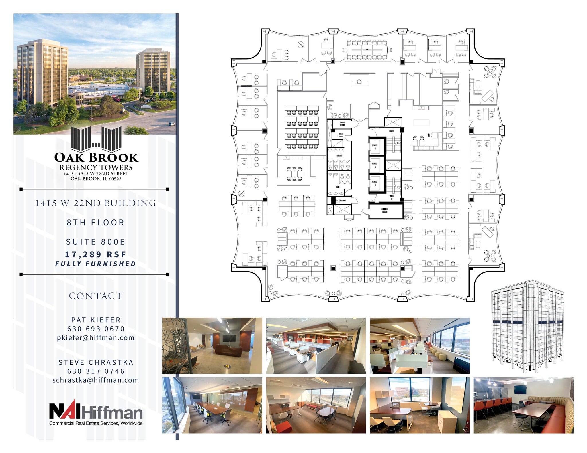 1415 W 22nd St, Oak Brook, IL à louer Plan d’étage– Image 1 sur 1
