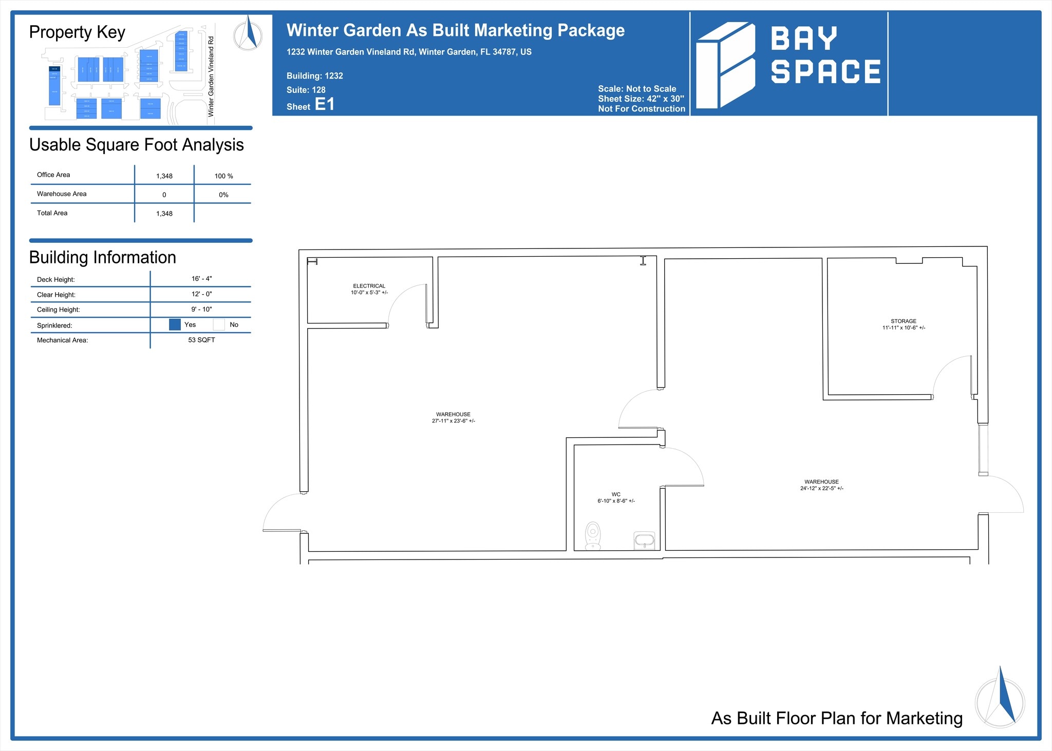 1222 Winter Garden Vineland Rd, Winter Garden, FL à louer Plan de site– Image 1 sur 1