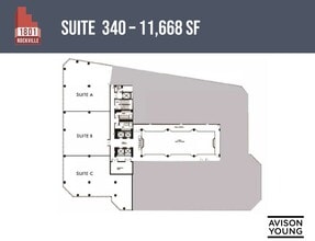 1801 Rockville Pike, Rockville, MD à louer Plan d’étage– Image 1 sur 1