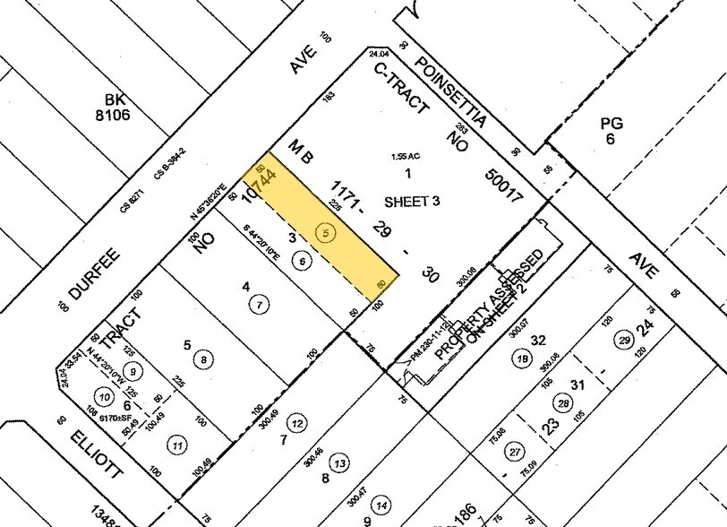 2630-2644 Durfee Ave, El Monte, CA à louer - Plan cadastral – Image 2 sur 5