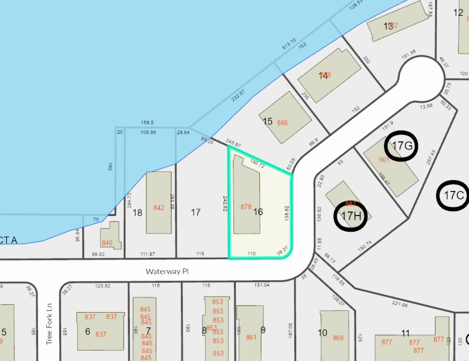 878 Waterway Pl, Longwood, FL à louer Carte– Image 1 sur 13