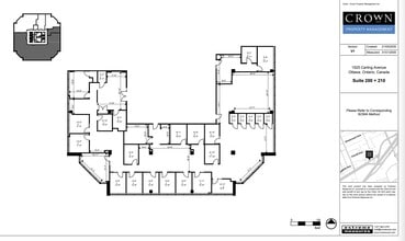 1545 Carling Ave, Ottawa, ON à louer Plan d’étage– Image 1 sur 5