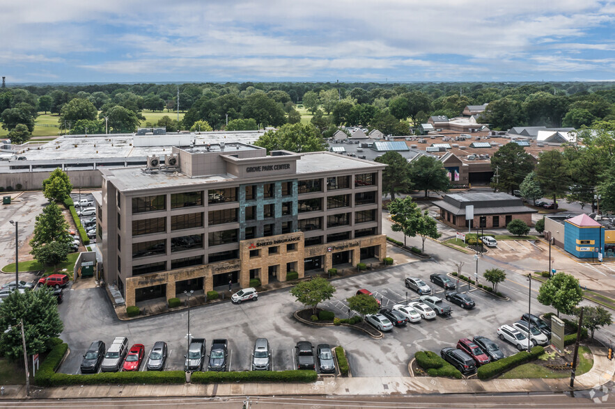 4515 Poplar Ave, Memphis, TN à louer - Aérien – Image 2 sur 4