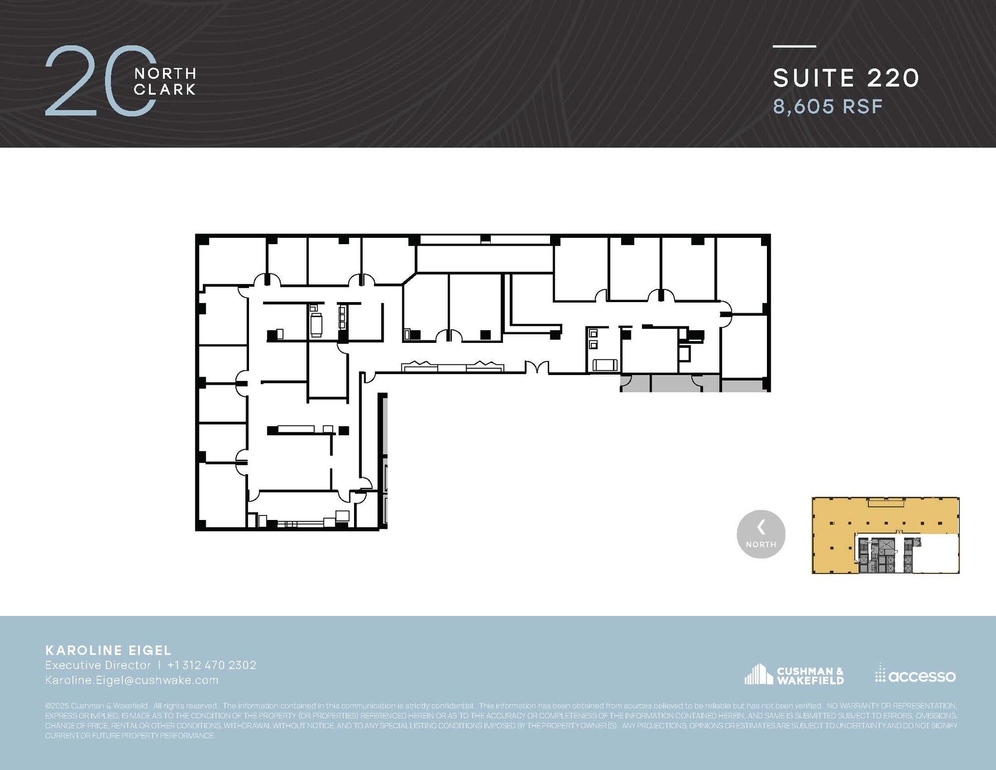 20 N Clark St, Chicago, IL à louer Plan d’étage– Image 1 sur 1