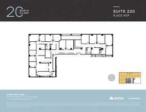 20 N Clark St, Chicago, IL à louer Plan d’étage– Image 1 sur 1