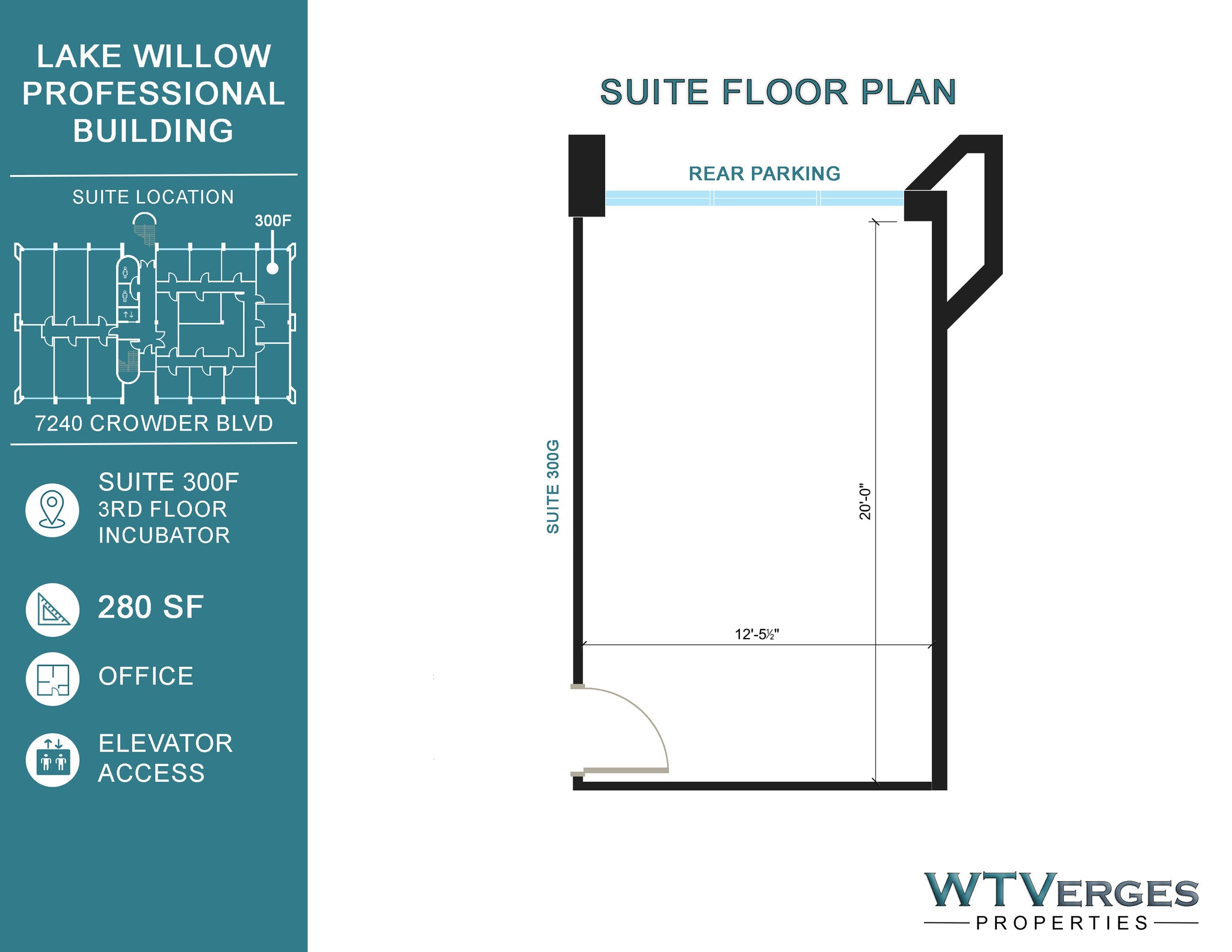 7240 Crowder Blvd, New Orleans, LA à louer Plan d’étage– Image 1 sur 2