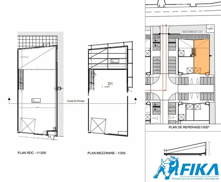Local d'activités dans Carbon-Blanc à vendre - Plan d’étage – Image 1 sur 4