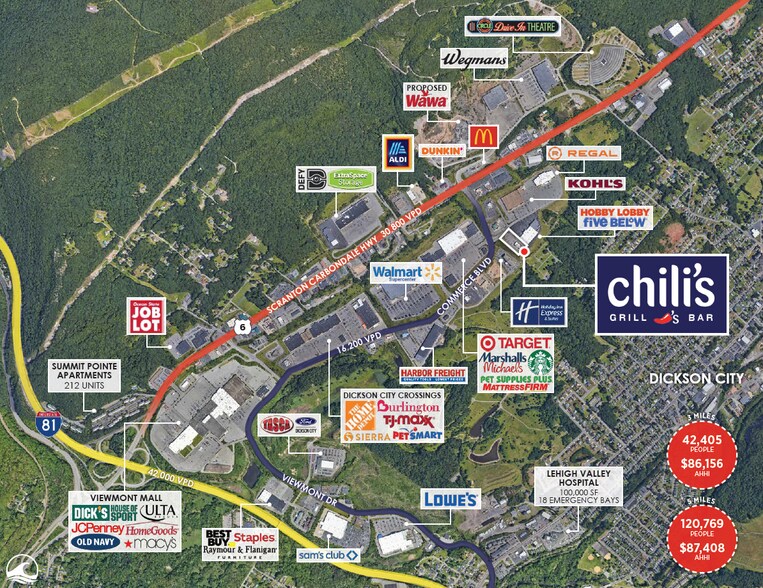 3905 Commerce Blvd, Dickson City, PA à vendre - Photo de l’immeuble – Image 3 sur 5