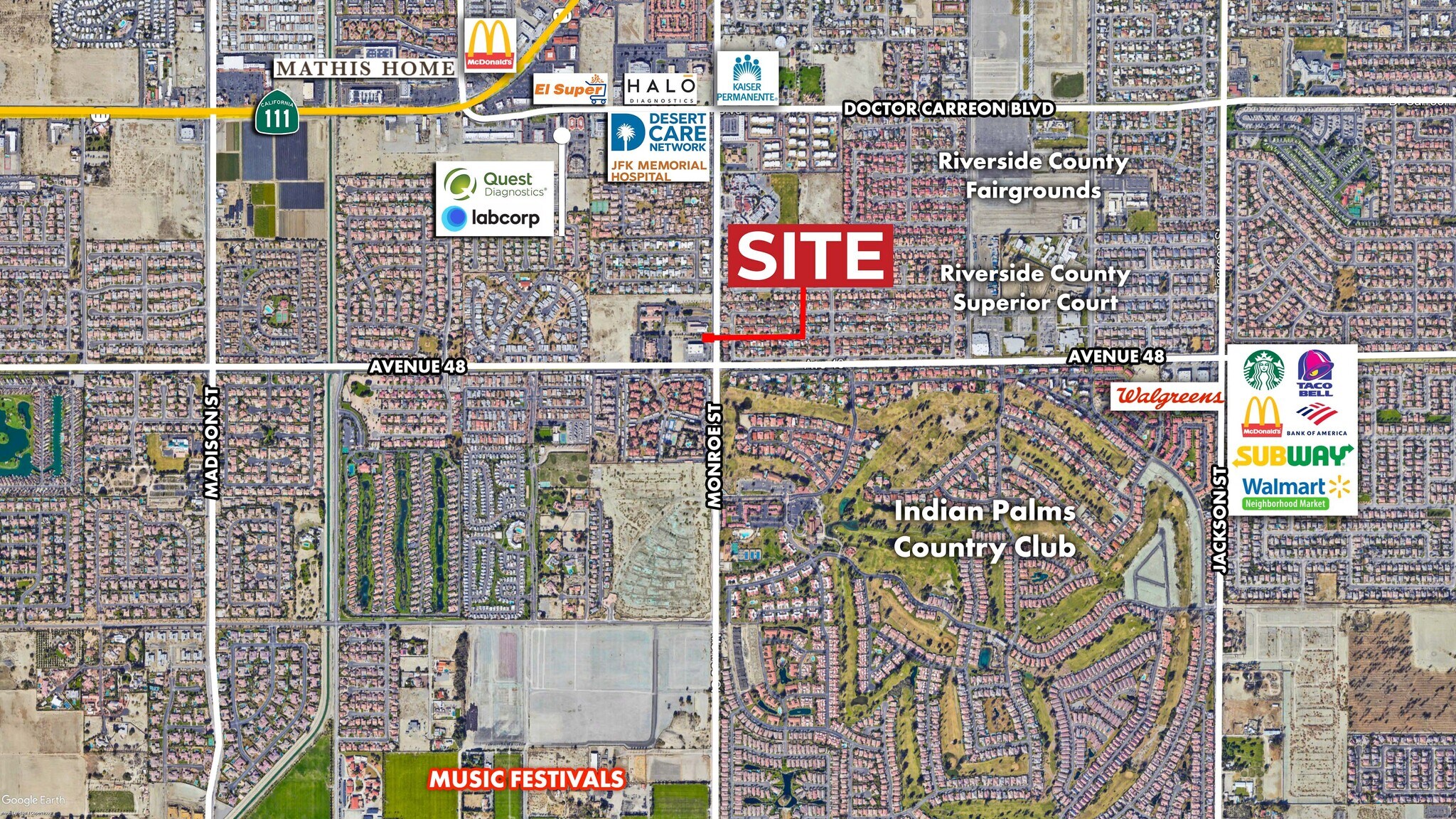 47797 Monroe St, Indio, CA à vendre Aérien– Image 1 sur 4