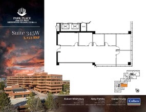 5690 DTC Blvd, Greenwood Village, CO à louer Plan d’étage– Image 1 sur 1