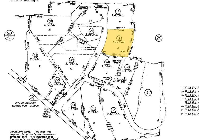 260 Scottsville Blvd, Jackson, CA à louer - Plan cadastral – Image 2 sur 5
