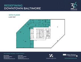 36 S Charles St, Baltimore, MD à louer Plan d’étage– Image 1 sur 1