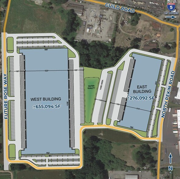 345 N Pekin Rd, Woodland, WA à vendre - Plan de site – Image 2 sur 4