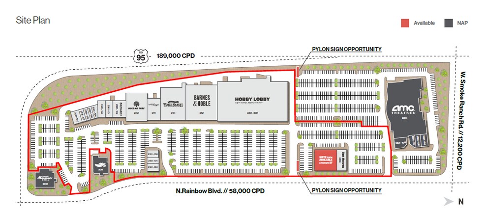 2001-2351 N Rainbow Blvd, Las Vegas, NV à louer - Photo de l’immeuble – Image 3 sur 28