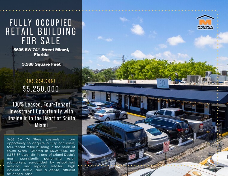 5607 SW 74th St, Miami, FL à vendre - Photo principale – Image 1 sur 11