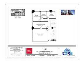 1111 W Mockingbird Ln, Dallas, TX à louer Plan d’étage– Image 1 sur 1