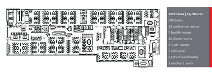 100 N Riverside Plz, Chicago, IL à louer Plan d’étage– Image 1 sur 1